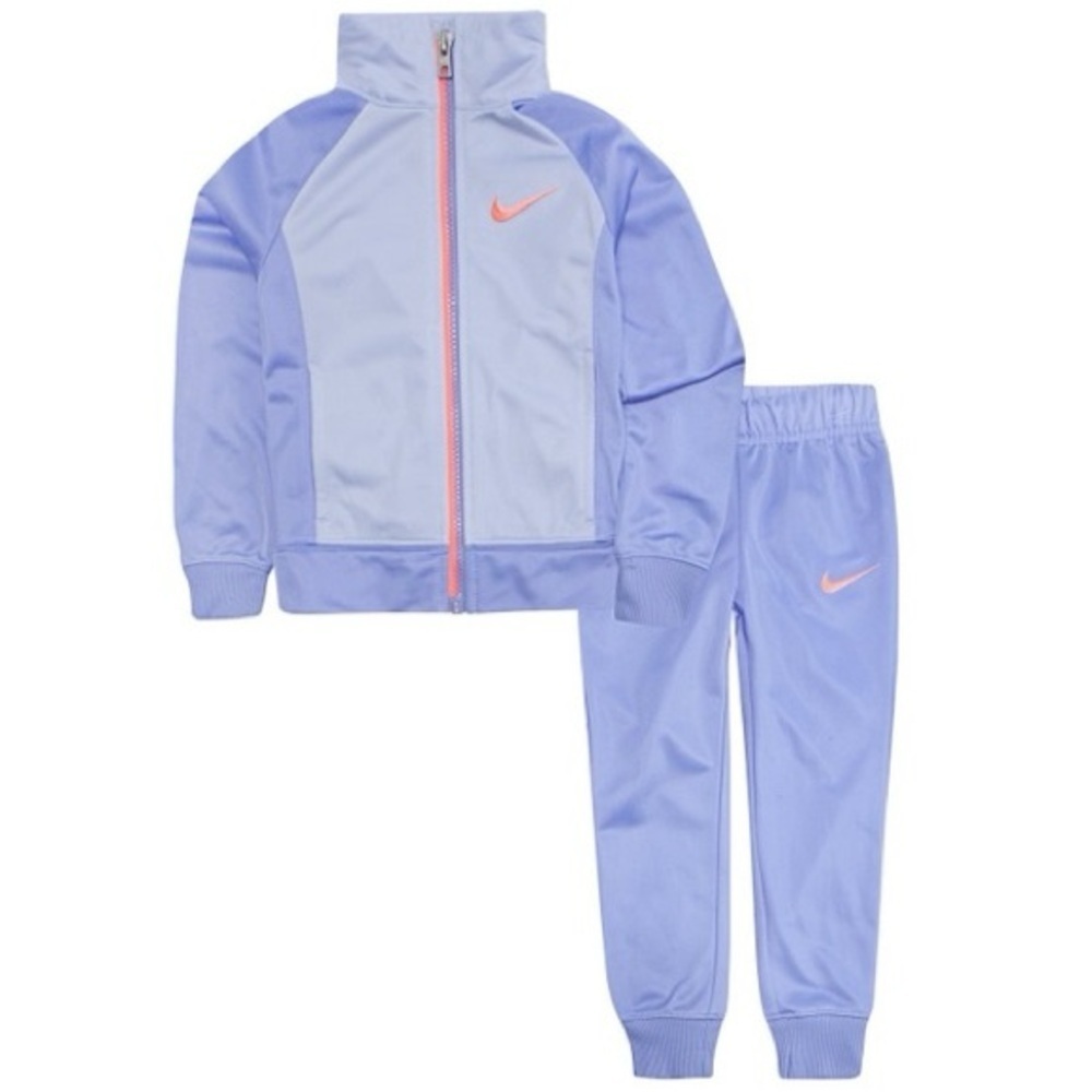 Nike Baby Girl Zip Up Jacket & Joggers Track Suit Matching Set